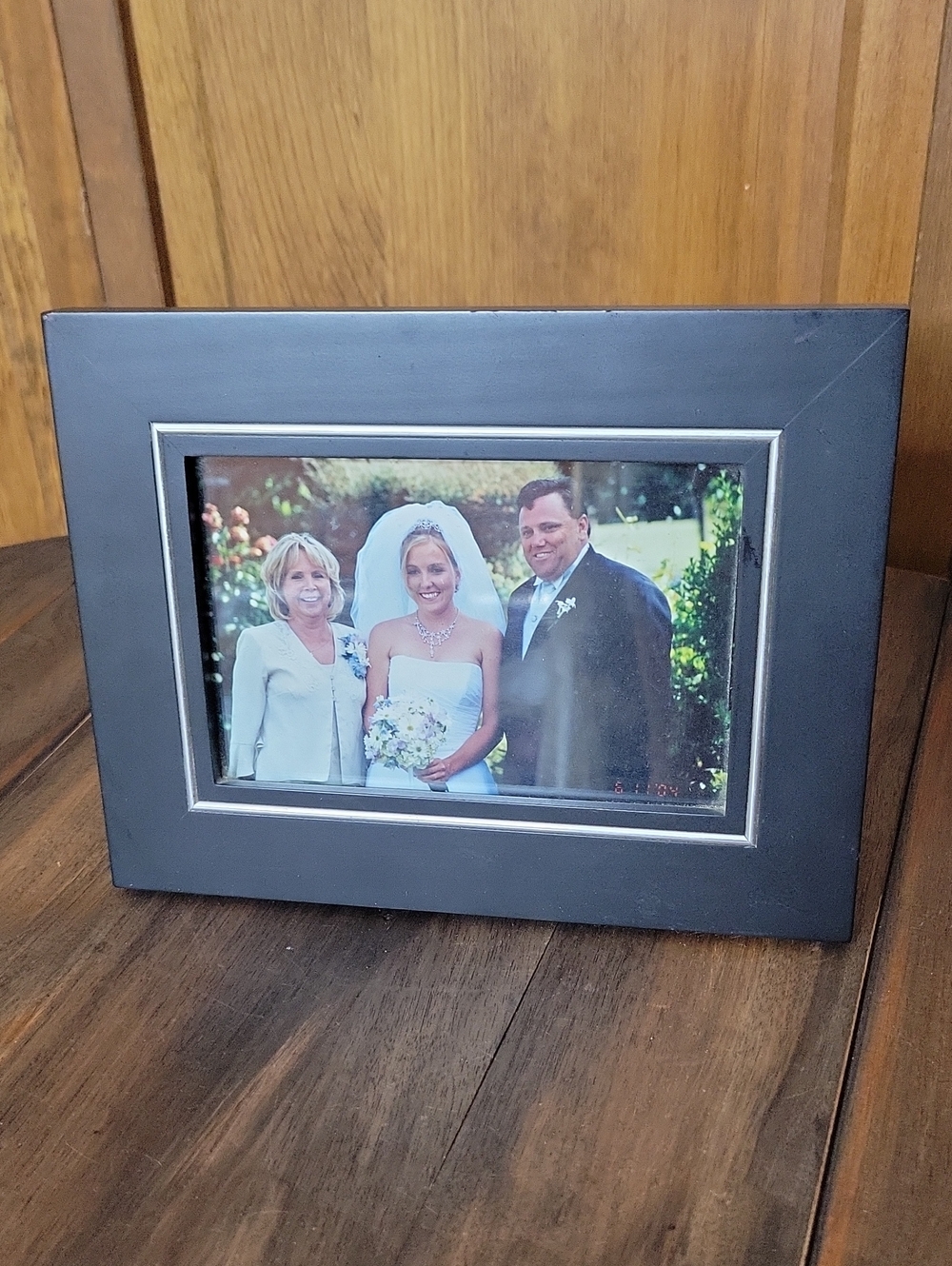 Hallmark Black 4x6 Photo Picture Frame with Silver Trim